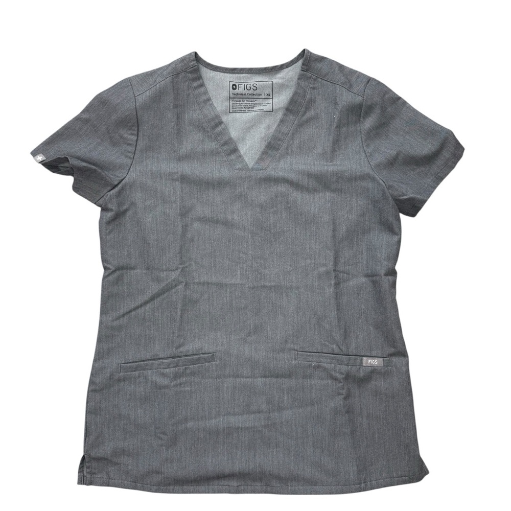 FIG’s Technical Collection Slate Gray Size XS Scrub‎ VNeck